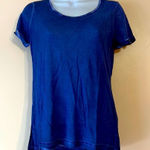 Threads 4 Thought  Iris Blue TShirt Sz XS Photo 0
