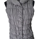 Coldwater Creek  Vest Womens‎ Gray Down Ski Puffer Winter M 10-12 Outerwear Photo 0