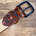 None Genuine leather size 18 boho engraved belt Photo 5