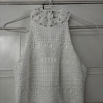 Two Sisters Two Sisters The Label Rivers Dress Size 2 White Lace Illusion Midi Dress Bridal Photo 3