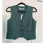 Susana Monaco $148 New  Button Vest - Rosemary - Small Photo 2