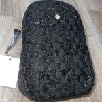 Lauren Conrad Black Tweed Textured Sling Crossbody/Mini Backpack Photo 4