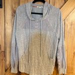 Rewind  Women’s Gray Lace-Trimmed Lightweight Hoodie - Size XL Photo 0