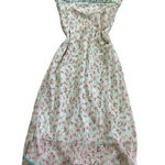 Vintage Y2K Whimsy Fairy Butterfly Tired Milkmaid Slip Midi Dress Size 6 Blue Photo 0