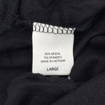 Soma Ankle Pant SZ Large Regular LLW Divine Terry Black NWT Pajamas Comfy Lounge Photo 10