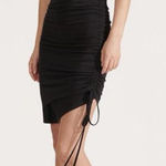 Veronica Beard Jeans Dimitri Ruched Tank Dress in Black Medium Photo 0