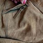 Elie Tahari  Leather Wrap Zip Belted Vest Camel Brown Size L Boho Festival Luxury Photo 10