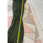 MISA Los Angeles NWT Olive Green Domino Spaghetti Strap Maxi Dress Size XS Photo 3