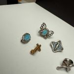 Lot Of 5 Small Brooch / Tack Pins Photo 3