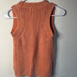 Olive & Oak Peach and white size xs  knitted sweater vest Photo 3