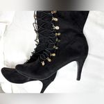 Beautiful 10 TALL Over the Knee Chic Black Lace Photo 3