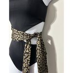 Beach Riot  Carlie Black Cheetah Side Tie One Piece Swimsuit NWOT Size XS Photo 3