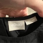 Eshakti Black Custom Fit 100% Cotton Sleeveless Shift Dress Size M Photo 5