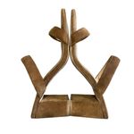 Soludos Ines Suede Open Toe Block Heel Sandals Walnut Brown Size 8.5 Photo 6