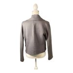 Anthropologie Dolan Left Coast Open Cardigan X Small Gray Lea‎ Ribbed Jacket ￼ Size XS Photo 1