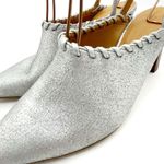 Sundance  Jacinda Shoes Metallic Silver Ankle Wrap Heels Women’s Size 36 | US 6 Photo 10