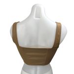 Princess Polly  Brown Faux Leather Sleeveless Camisole Corset Crop Tank Top Sz 4 Photo 1