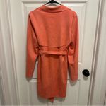 Anthropologie  Solitaire Velvet Trench Coat Women's Belted Size Medium Photo 1