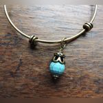 NWT Bella Ryann Gold and Turquoise Charm Bracelet Photo 2