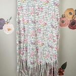 Wildfox Floral Pink Fringe Tank Top - Size - Medium Photo 0