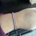 Tennis Bracelet adjustable White Photo 1