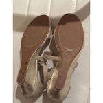 Dream Paris Dream Pairs Women Gold Glitter Wedge Sandals Ankle Strap Buckle Size 8 Photo 7