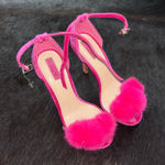 Forever 21  Pink Fluffy Heels Photo 0