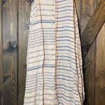 J.Jill  Pure Jill Lagenlook Striped Sleeveless 100% Linen Maxi Dress Photo 1
