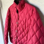 Eddie Bauer Quilted Jacket Red Classic Casual Diamond Down Quilted Heritage Photo 3