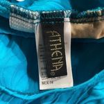 Athena Wave After Wave Tank One Piece Textured Blue Lagoon Swimsuit Size 14 NWT Photo 5