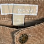 MICHAEL Michael Kors Sz 12 Brown Tan Straight Leg Corduroy Pants Cords Photo 3