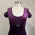 Papell Boutique Vintage Regency Whimsigoth Velvet Evening Gown Size 10 Purple Photo 5