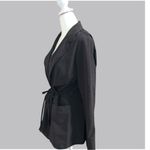 Simply vera vera wang Women's Black trench Jacket Size L Photo 3
