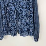 Free People  Mix Print Balloon Sleeve Jacket Small Photo 3