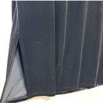 Walter Medium Black Short Sleeve Maxi Dress Velvet Mock Neck Romantic Goth Sexy Photo 2