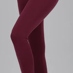Zenana Outfitters New Wine Soft Seamless Tummy Control High Waist Capri Leggings Photo 0