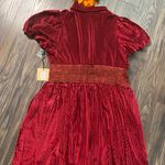 Unique Vintage NWT  SMAK PARLOUR Honeycomb Velvet 70's Babydoll Top Burgundy 1X Photo 7