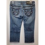 Miss Me Skinny Stretch Capri Jeans Faded, Women's Size 28 Waist, 18.5 Inseam Photo 2