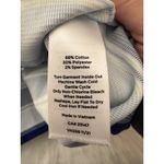 Talbots Plus Petite 1X Striped Sleeveless Knit Top w/ Button Detail Blue Photo 7