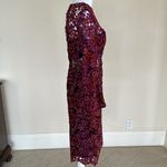 Shoshanna  Dyer Dress in Fuchsia Multi Size 6 Photo 7