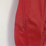 Modcloth Red Rain Coat Drop Lined Trench Coat XS cottagecore outdoor Rain Jacket Photo 5