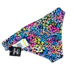 California Waves  Bikini Botton‎ Black Floral Medium NWT Photo 4