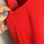 Calvin Klein  Red Halter Neck Maxi Formal Sexy Gown Dress Photo 4