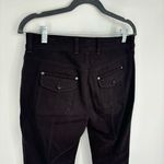 Bogner Pants Size 8 Chocolate Brown Zippered Pockets Straight Leg Photo 6