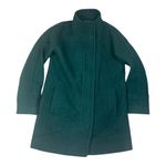 J.Crew size 6 small cocoon wool dark green Wool Blend Coat peacoat jacket Photo 0