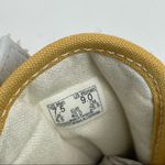 Vans Old Skool Sk8 Low Top Sneakers Sz 9 Womens Yellow Canvas Suede Photo 8