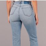 Abercrombie & Fitch  Curve Love Ankle Straight Ultra High Rise Jeans Light 28 / 6 Photo 10