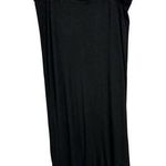Heather Women's Size M Black Long Maxi Stretch Knit Pull Photo 0