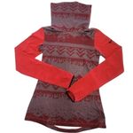 Nike Pro Pullover Womens Small Red Dri FIT Printed Base Layer Athletic Top Photo 0