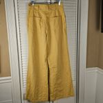 Urban Outfitters  Womens Yellow Evon Wide Leg Trouser Pants 6 Photo 3